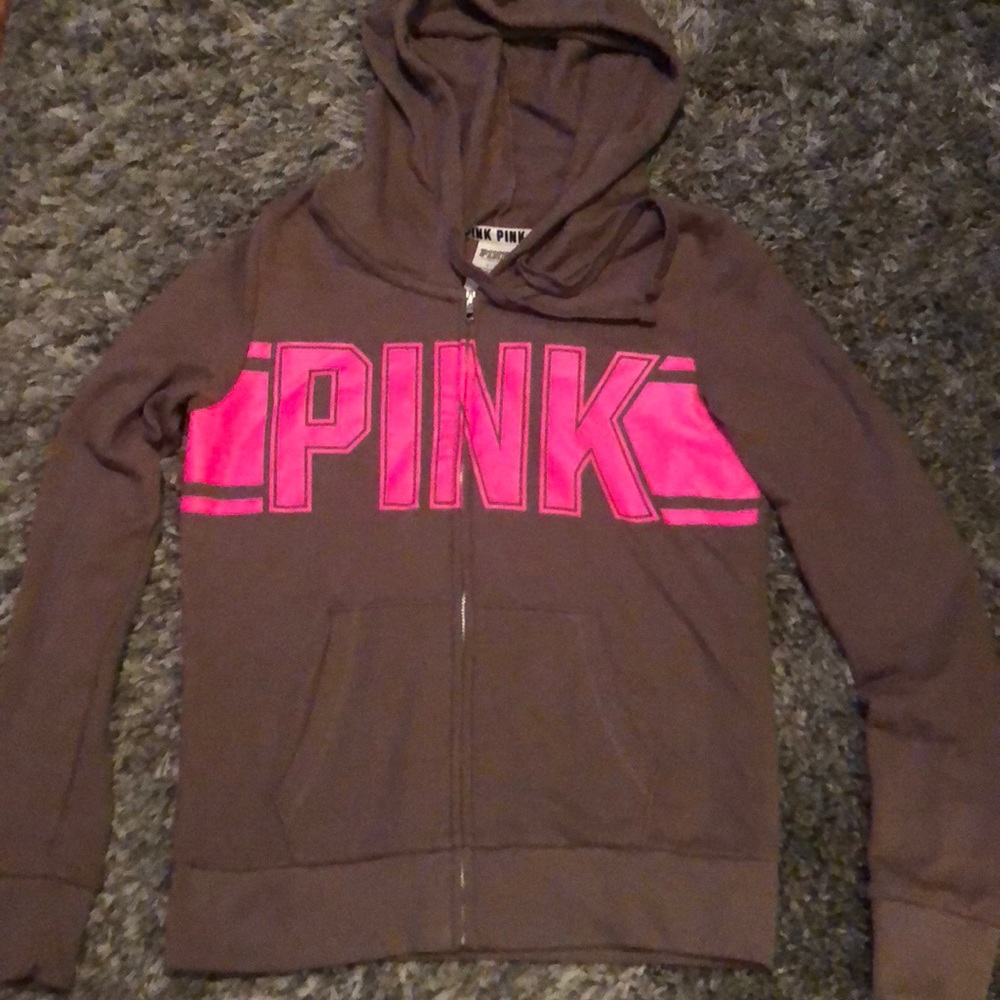 Pink zip jacket